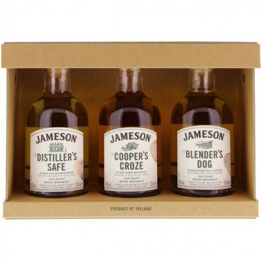 Coffret de 3 Whiskies Jameson 43° 200ml