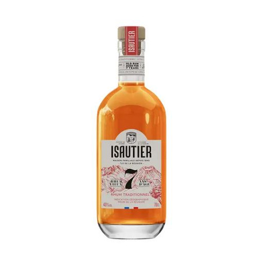 rhum Isautier 7 ans d'âge 40%vol 70cl