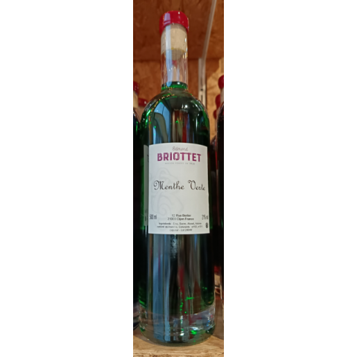 Liqueur de menthe verte Briottet 50cl 21% vol.