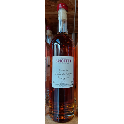 Crème de Pêche de vigne sanguine Briottet 50cl 18% vol.